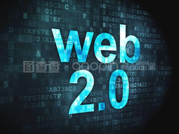 数码背景下的seo网页发展概念web 2.0